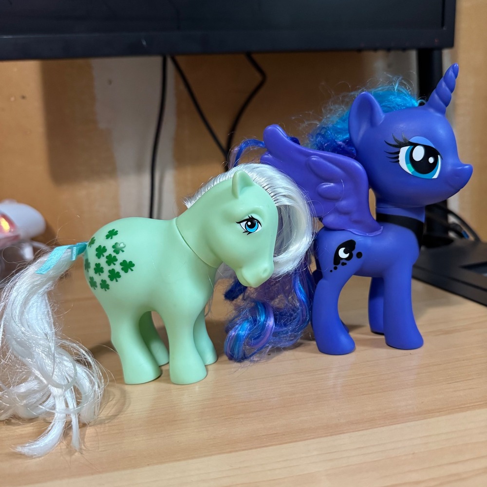 My Little Pony Princess Luna and Minty Figure Lot Hasbro Bridge Direct - Picture 7 of 7